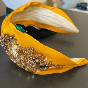 Nam Josh sequined and gem embellished headband